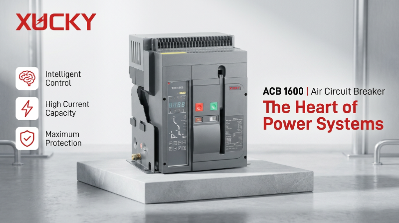 Sûr. Intelligent. XUCKY ACB 1600 robuste – Votre partenaire fiable pour les infrastructures électriques à grande échelle