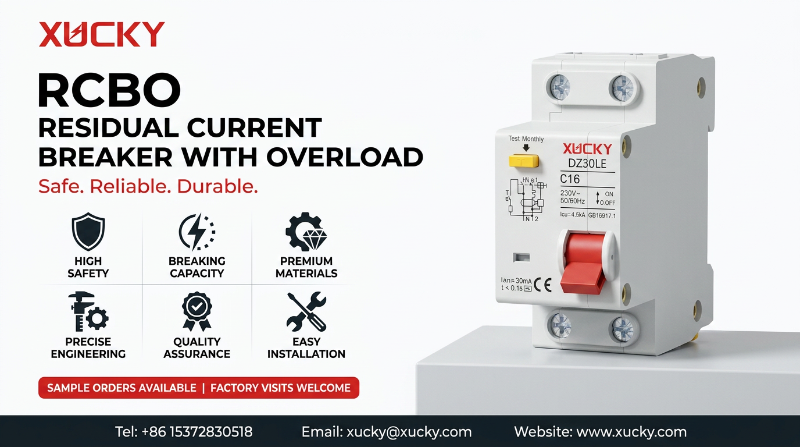 XUCKY redéfinit la sécurité compacte avec la toute nouvelle série DZ30LE RCBO