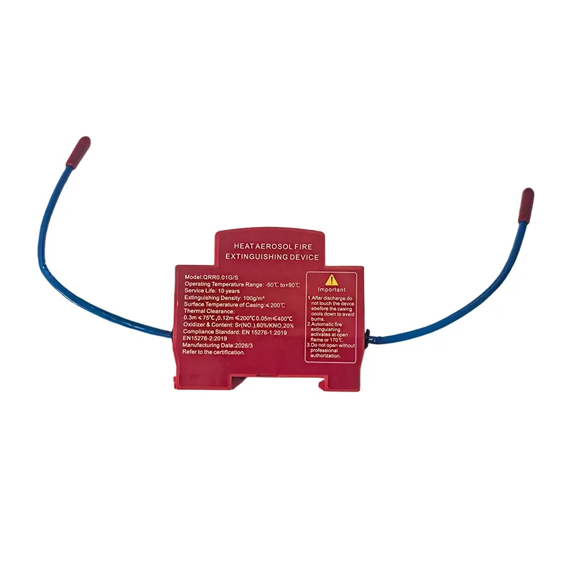 Dispositif d'extinction d'incendie à aérosol chaud QRR